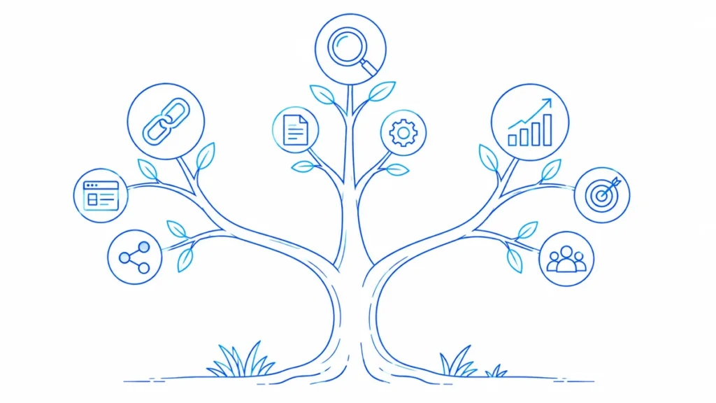 A branching tree illustrates parent and child relationships.